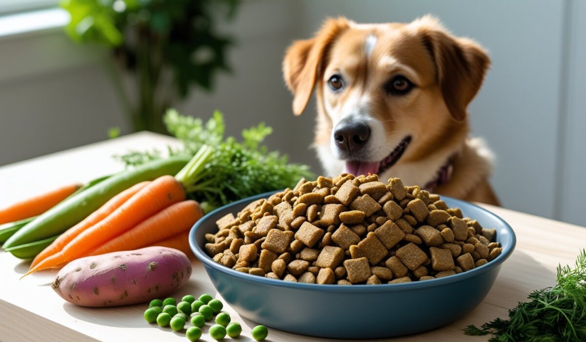 balanced diet dog food with real meat