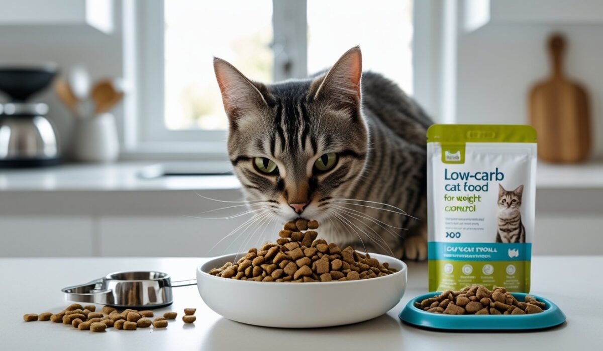 low-carb cat food for weight control