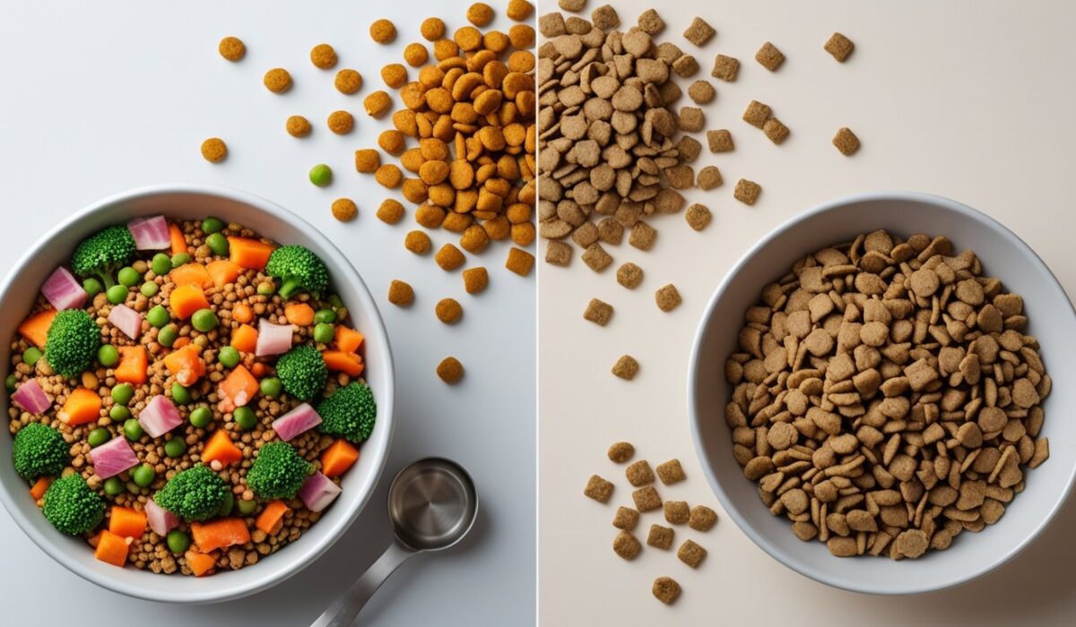 fresh dog food vs kibble comparison