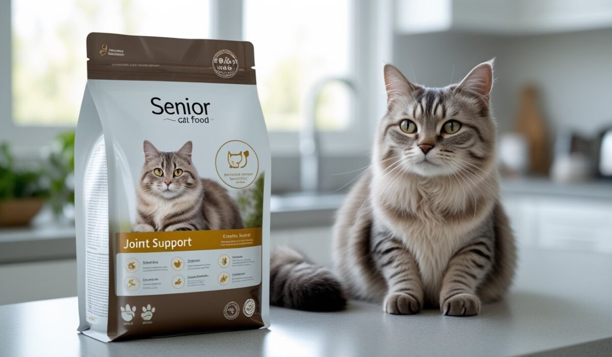 senior cat food with joint support